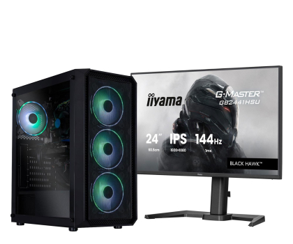 Desktop Polecany zestaw i5-12400F/32GB/1TB/RTX5050/W11X + G-Master GB2441HSU-B1